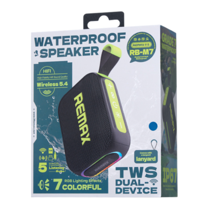 remax-rb-m7-2000mah-waterproof-wireless-portable-speaker-10w-ip67-grey